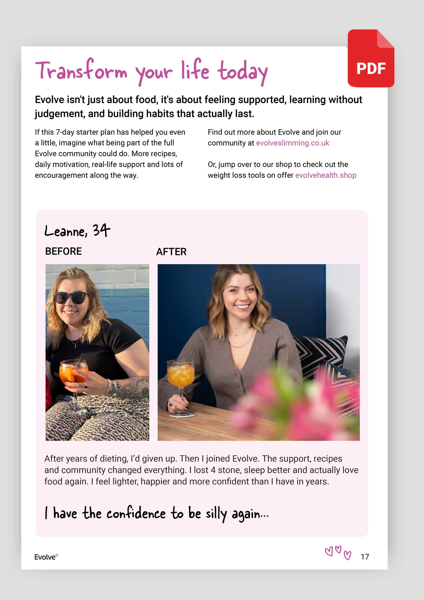 Evolve 7-Day Starter Plan  - FREE PDF Download